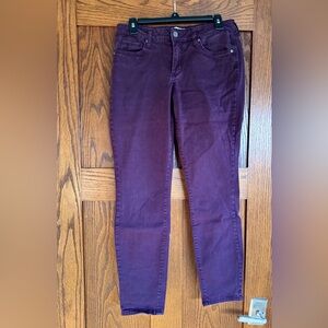 Sonoma - Deep Purple Skinny Pants crazy super soft!!
